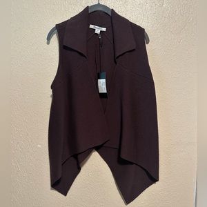 Katherine Barclay Wool‎ Blend Vest Cardigan Size Medium